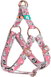 april & june Dalmata, rózsaszín - Belelépős Kutyahám - Dalmatian, pink - april & june (anj-sih-198-XXS-15-R)