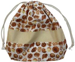 MK Bea Nagy cipós zsák - péksütemény mintás betéttel