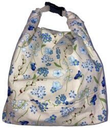MK Bea Frissentartó füles kenyeres zsák - kék virágmintás