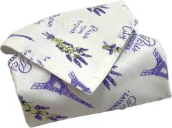 MK Bea Újraszalvéta - levendulás Eiffel-torony mintával