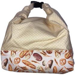 MK Bea Frissentartó füles kenyeres zsák - bézs pöttyös