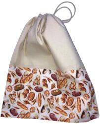 MK Bea Frissentartó behúzós kenyereszsák - kenyérmintás