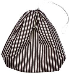 MK Bea Kis cipószsák - barna csíkos mintával