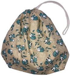 MK Bea Kis cipószsák - bézs alapon rókás mintával