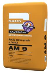 Duraziv Adeziv Pentru Gresie Si Faianta Cu Kauciuc® , Duraziv Am 9, 25Kg / Palet 48 Saci