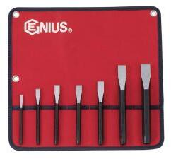 Genius Tools hidegvágó szett (lapos véső), 7 darabos (PC-567F) - autoszerszam