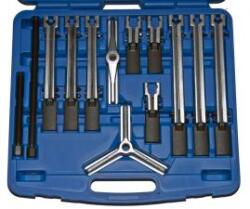 MK-Tools univerzális csapágylehúzó készlet, 2 és 3 körmös, 30-130mm, 13 darabos (MK6105) - autoszerszam