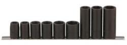 légkulcsfej készlet, metrikus, hosszú és normál, 1/2", 9 darabos (FD-410M)