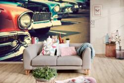 DIMEX ART Самозалепваща се флизелинова фототапета редица стари коли 375 x 250 см