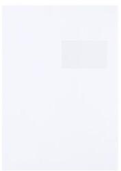 Bluering Boríték TC/4 szilikonos bélésnyomott jobb ablak 55x90mm ablak jobb oldalról 20mm felülről 57mm Bluering® fehér - suplix