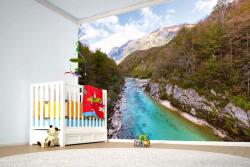 DIMEX ART Самозалепваща се флизелинова фототапета река соча, словения 375 x 250 см