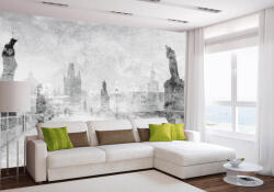 DIMEX ART Самозалепваща се флизелинова фототапета абстрактен карлов мост ii. 375 x 250 см