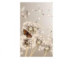 DIMEX ART Флизелинов фототапет глухарче и пеперуда 150 x 250 см
