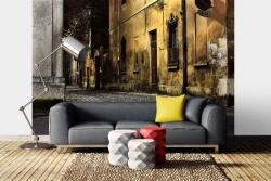 DIMEX ART Самозалепваща се флизелинова фототапета тъмна улица 375 x 250 см