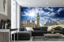 DIMEX ART Самозалепваща се флизелинова фототапета сгради на парламента на обединеното кралство 375 x 250 см