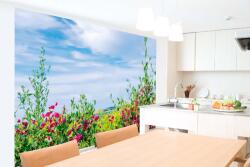 DIMEX ART Самозалепваща се флизелинова фототапета билка с небе 375 x 250 см