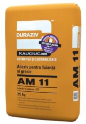 Duraziv Adeziv Pentru Gresie Si Faianta Cu Kauciuc®, Duraziv Am 11, 25Kg / Palet 48 Saci
