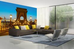 DIMEX ART Самозалепваща се флизелинова фототапета мостът в будапеща 375 x 250 см
