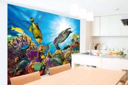 DIMEX ART Самозалепваща се флизелинова фототапета коралов риф 375 x 250 см
