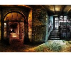 DIMEX ART Самозалепваща се флизелинова фототапета коридор 375 x 250 см