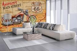 DIMEX ART Самозалепваща се флизелинова фототапета плакат с мотоциклет на route 66 375 x 250 см