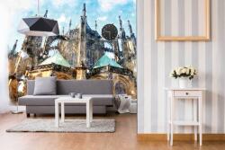 DIMEX ART Самозалепваща се флизелинова фототапета готическа катедрала 375 x 250 см