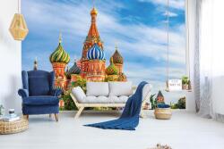 DIMEX ART Самозалепваща се флизелинова фототапета червено площад в москва 375 x 250 см