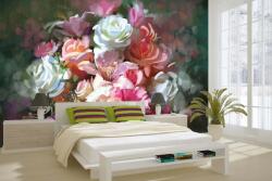DIMEX ART Самозалепваща се флизелинова фототапета картина - розов букет 375 x 250 см
