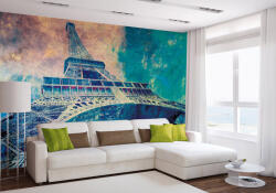 DIMEX ART Самозалепваща се флизелинова фототапета абстрактна айфелова кула i. 375 x 250 см