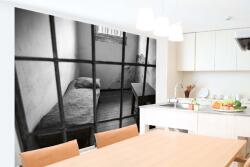 DIMEX ART Самозалепваща се флизелинова фототапета легло в килия 375 x 250 см