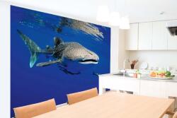 DIMEX ART Самозалепваща се флизелинова фототапета тигрова акула 375 x 250 см