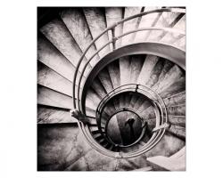 DIMEX ART Флизелинов фототапет 3d вита стълба 225 x 250 см