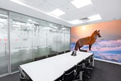 DIMEX ART Самозалепваща се флизелинова фототапета лисица в снега 375 x 250 см