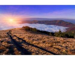 DIMEX ART Самозалепваща се флизелинова фототапета зора в планината 375 x 250 см