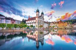 DIMEX ART Флизелинов фототапет град люцерн център 375 x 250 см
