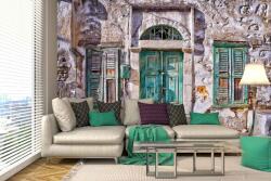 DIMEX ART Самозалепваща се флизелинова фототапета стара къща, сими 375 x 250 см