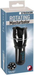 STROKER Rotating - akkus, forgó műszáj maszturbátor (fekete) (NK05526400000)