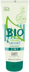 HOT Bio 2IN1 - vízbázisú síkosító- és masszázsgél (200ml) (NK06111900000)