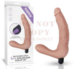 Lovetoy Pánt nélküli vibrációs élethű dupla dildó - Lovetoy (6970260907163)