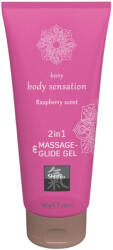  Shiatsu 2in1 Rashberry scent - masszázs síkosító - málna (200ml) (NK06236360000)