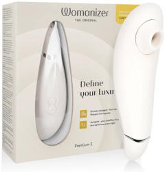 Womanizer Permium 2 csiklóizgató vibrátor - fehér (4251460615563)