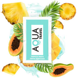 Aqua travel trópusi gyümölcsös vízbázisú síkosító gél - 6 ml (8435565932503)
