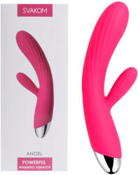 SVAKOM Angel - vízálló, melegítő, csiklókaros vibrátor (piros) (NK05957640000)