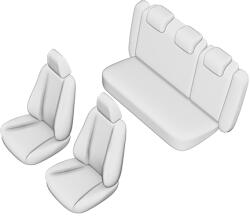 UMBRELLA Set huse scaun SUZUKI VITARA IV 2015 - (bancheta fractionata) cu tetiere spate in forma de L UMBRELLA (02340)