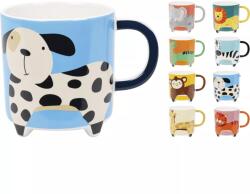 Gastro Gyerek bögre, lábakon, különböző minták, Űrtartalom: 0, 33 liter, magasság: 96 mm, átmérő: 90 mm