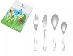 Zilverstad Gyermek evőeszköz Természetbarátok, 4 db-os készlet