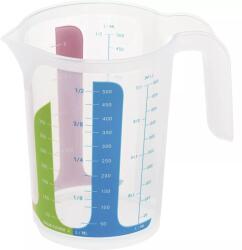 Gastro Két részes mérőpohár, 0, 5 + 1 liter, műanyag