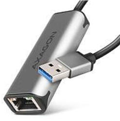 AXAGON ADE-25R USB-A 3.2 Gen 1 - Placă de rețea Ethernet de 2.5 Gigabit, Realtek 8156, instalare automată, gri
