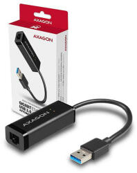 AXAGON ADE-SR, USB-A 3.2 Gen 1 - Placă de rețea Gigabit Ethernet, instalare automată, negru