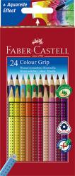 Faber-Castell Színes ceruza FABER-CASTELL Grip háromszögletű 24 darabos (112424)